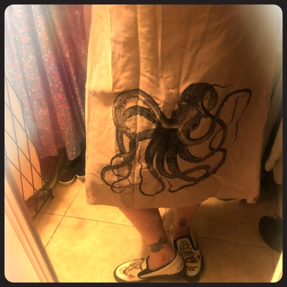 Angie’s sweatshop Dresses & Skirts - Octopus corduroy skirt.